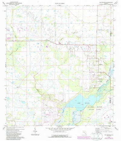 United States Geological Survey Old Myakka, FL (1973, 24000-Scale) digital map