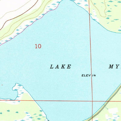 United States Geological Survey Old Myakka, FL (1973, 24000-Scale) digital map