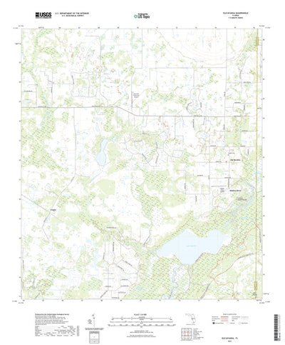 United States Geological Survey Old Myakka, FL (2021, 24000-Scale) digital map