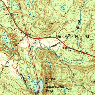 United States Geological Survey Old Mystic, CT (1943, 31680-Scale) digital map