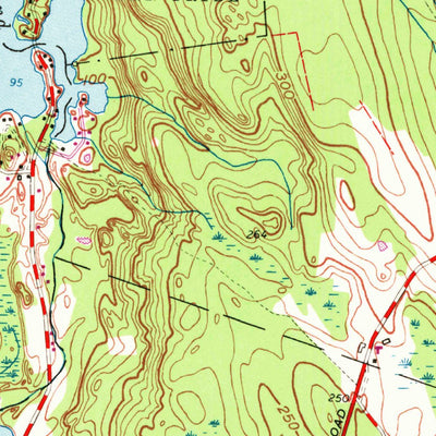 United States Geological Survey Old Mystic, CT (1958, 24000-Scale) digital map