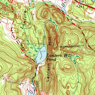 United States Geological Survey Old Mystic, CT (1958, 24000-Scale) digital map