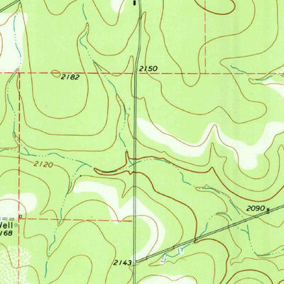 United States Geological Survey Old Noxville, TX (1974, 24000-Scale) digital map