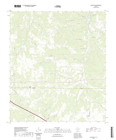 United States Geological Survey Old Noxville, TX (2022, 24000-Scale) digital map