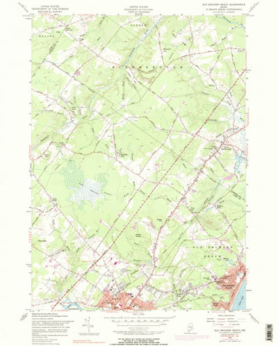 United States Geological Survey Old Orchard Beach, ME (1956, 24000-Scale) digital map