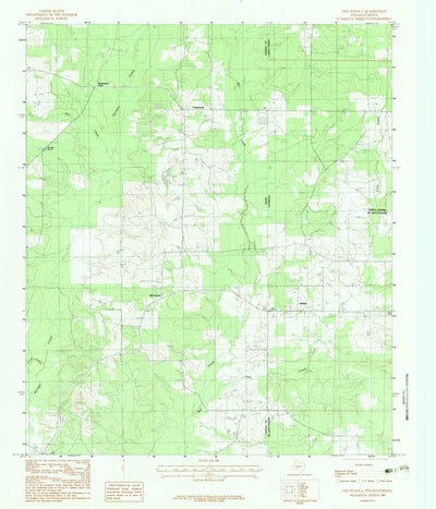 United States Geological Survey Old Panola, TX-LA (1983, 24000-Scale) digital map