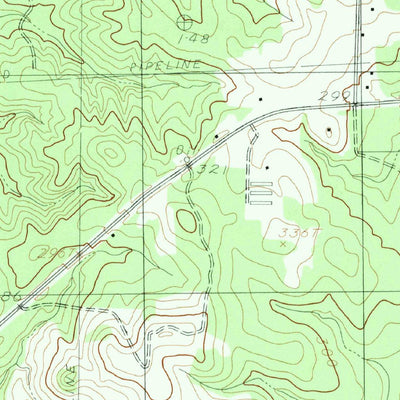United States Geological Survey Old Panola, TX-LA (1983, 24000-Scale) digital map