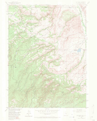 United States Geological Survey Old Roach, CO-WY (1955, 24000-Scale) digital map