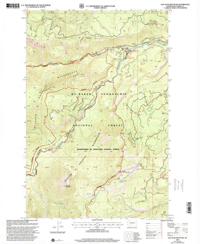 United States Geological Survey Old Scab Mountain, WA (2000, 24000-Scale) digital map