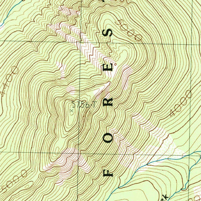 United States Geological Survey Old Snowy Mountain, WA (1988, 24000-Scale) digital map