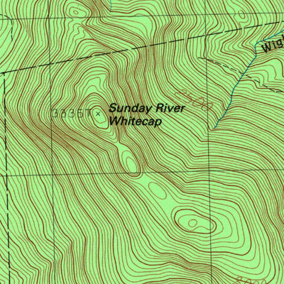 United States Geological Survey Old Speck Mountain, ME (1984, 24000-Scale) digital map