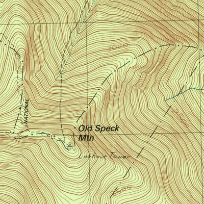United States Geological Survey Old Speck Mountain, ME (2000, 24000-Scale) digital map