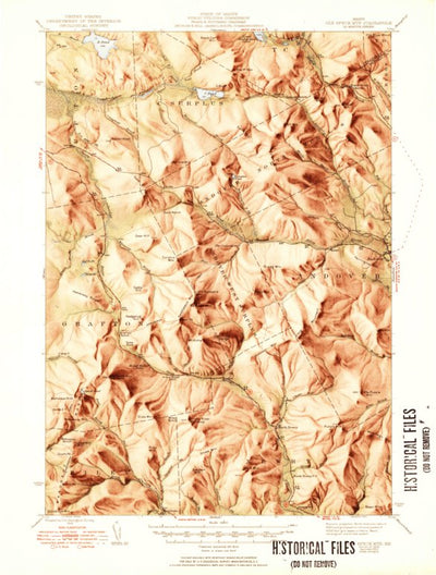 United States Geological Survey Old Speck Mountain, ME (V2, 1950) digital map