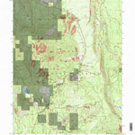 United States Geological Survey Old Station, CA (1995, 24000-Scale) digital map
