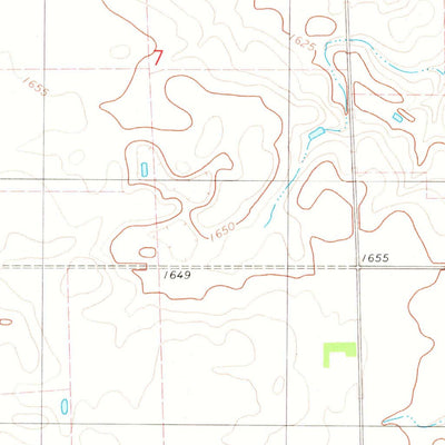 United States Geological Survey Old Stickney Lake, SD (1980, 24000-Scale) digital map