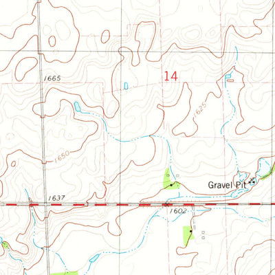 United States Geological Survey Old Stickney Lake, SD (1980, 24000-Scale) digital map