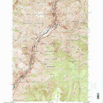 United States Geological Survey Old Timer Mountain, ID-OR (1995, 24000-Scale) digital map