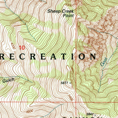 United States Geological Survey Old Timer Mountain, ID-OR (1995, 24000-Scale) digital map