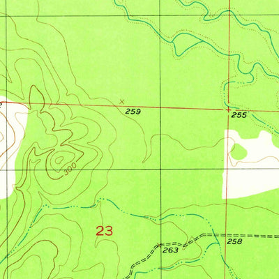 United States Geological Survey Old Town, AR (1952, 24000-Scale) digital map