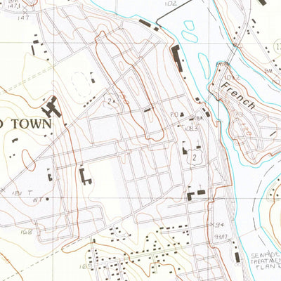 United States Geological Survey Old Town, ME (1988, 24000-Scale) digital map