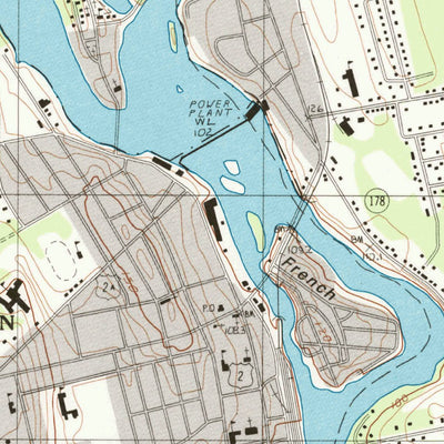 United States Geological Survey Old Town, ME (1998, 24000-Scale) digital map