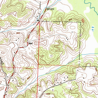 United States Geological Survey Old Washington, OH (1993, 24000-Scale) digital map