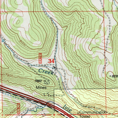United States Geological Survey Old Woman Plateau, UT (2001, 24000-Scale) digital map
