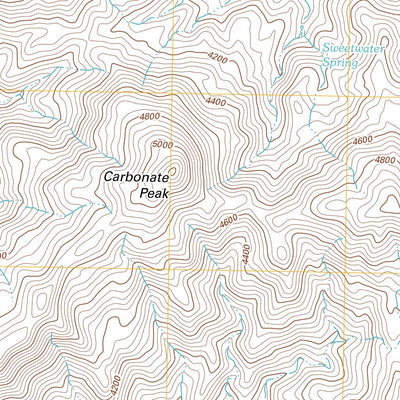 United States Geological Survey Old Woman Statue, CA (2012, 24000-Scale) digital map