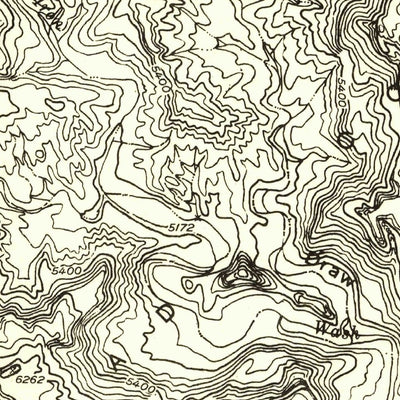 United States Geological Survey Old Woman Wash, UT (1954, 24000-Scale) digital map