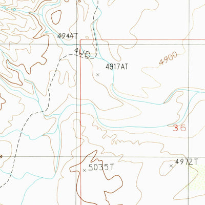 United States Geological Survey Old Woman Wash, UT (1988, 24000-Scale) digital map