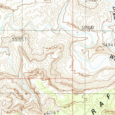 United States Geological Survey Old Woman Wash, UT (1988, 24000-Scale) digital map