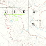 United States Geological Survey Oldham NW, SD (1968, 24000-Scale) digital map