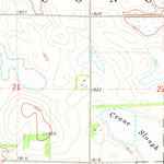 United States Geological Survey Oldham SE, SD (1968, 24000-Scale) digital map