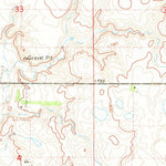 United States Geological Survey Oldham SE, SD (1968, 24000-Scale) digital map