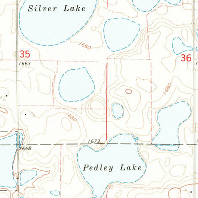 United States Geological Survey Oldham SW, SD (1968, 24000-Scale) digital map