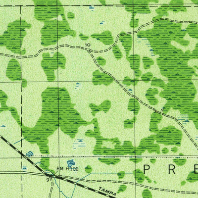 United States Geological Survey Oldsmar, FL (1944, 31680-Scale) digital map