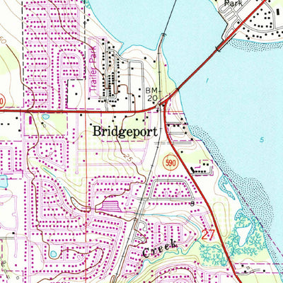 United States Geological Survey Oldsmar, FL (1974, 24000-Scale) digital map