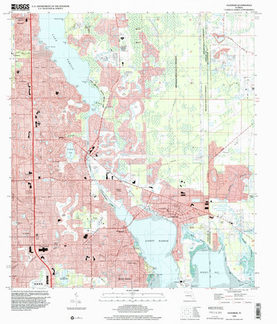 United States Geological Survey Oldsmar, FL (1995, 24000-Scale) digital map