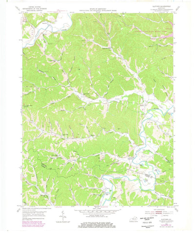 United States Geological Survey Oldtown, KY (1953, 24000-Scale) digital map