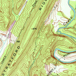 United States Geological Survey Oldtown, MD-WV (1950, 24000-Scale) digital map