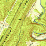 United States Geological Survey Oldtown, MD-WV (1951, 24000-Scale) digital map