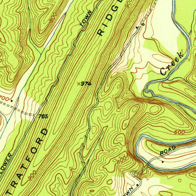 United States Geological Survey Oldtown, MD-WV (1951, 24000-Scale) digital map