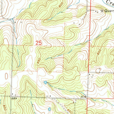 United States Geological Survey Olean, MO (1960, 24000-Scale) digital map