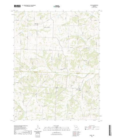 United States Geological Survey Olean, MO (2021, 24000-Scale) digital map