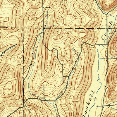 United States Geological Survey Olean, NY (1898, 62500-Scale) digital map