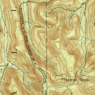 United States Geological Survey Olean, NY (1943, 62500-Scale) digital map