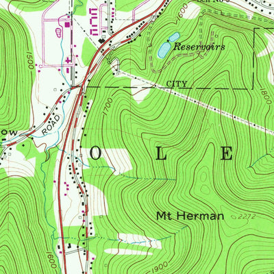 United States Geological Survey Olean, NY (1961, 24000-Scale) digital map