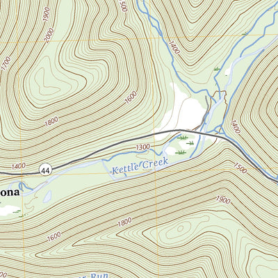 United States Geological Survey Oleona, PA (2023, 24000-Scale) digital map