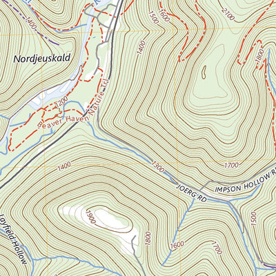 United States Geological Survey Oleona, PA (2023, 24000-Scale) digital map
