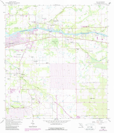 United States Geological Survey Olga, FL (1958, 24000-Scale) digital map